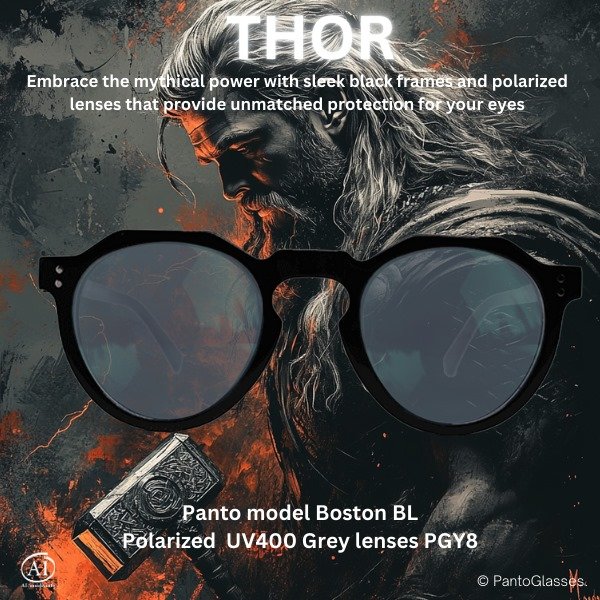BOSTON_BL_45-2 with Polarized Grey 80% (PGY8) THOR