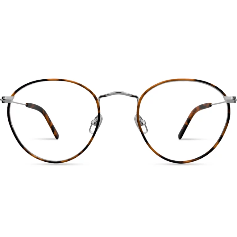 Oxford Silver Brown with windsor rings - Front View